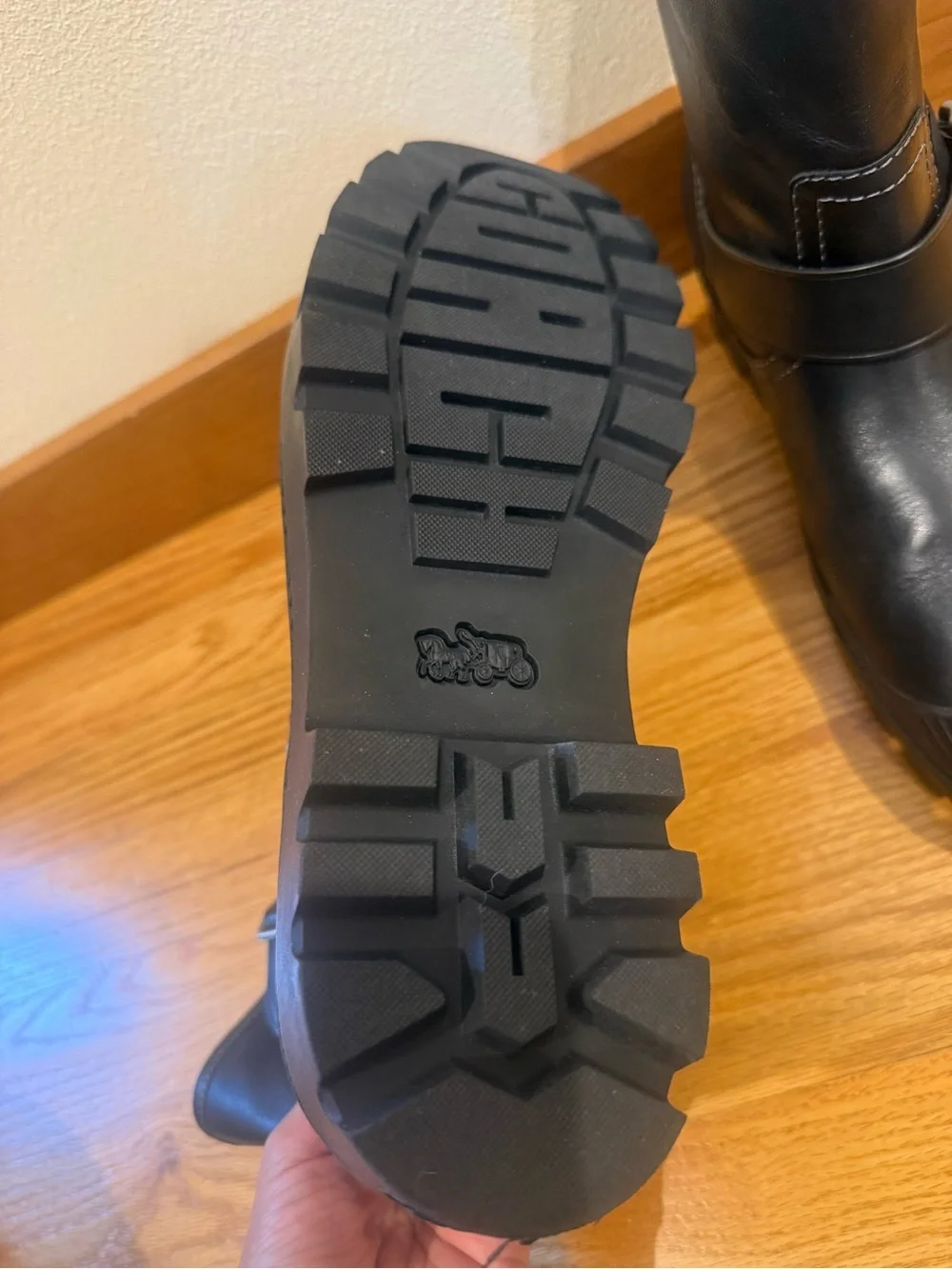 Coach Trooper Moto Boot Size 11